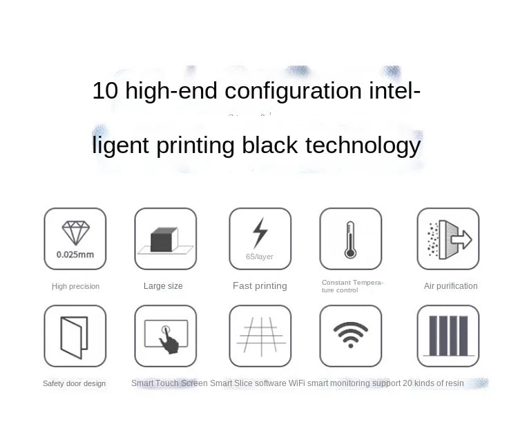 Industrial Grade 3D Printer 385 Edition Light Curing DLP High Precision Anime Garage Kits Red Wax Dental