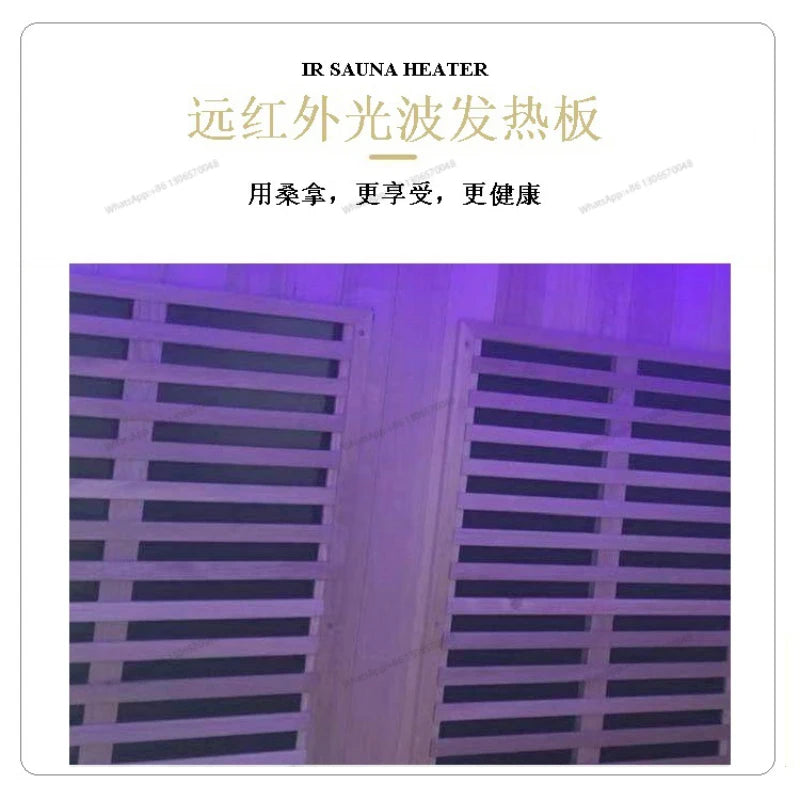 Installation of household infrared light wave sweat steaming room, commercial beauty salon, Korean style sweat steaming sauna ro