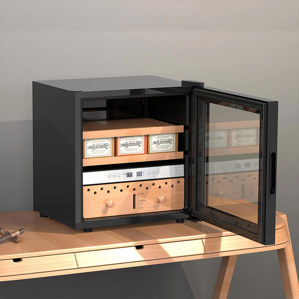 Intelligent Constant Temperature and Humidity Cigar Storage Cabinet Compressor Refrigeration Electric Cigar Humidor