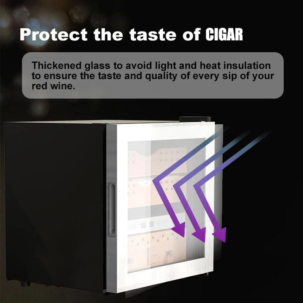 Intelligent Constant Temperature and Humidity Cigar Storage Cabinet Compressor Refrigeration Electric Cigar Humidor