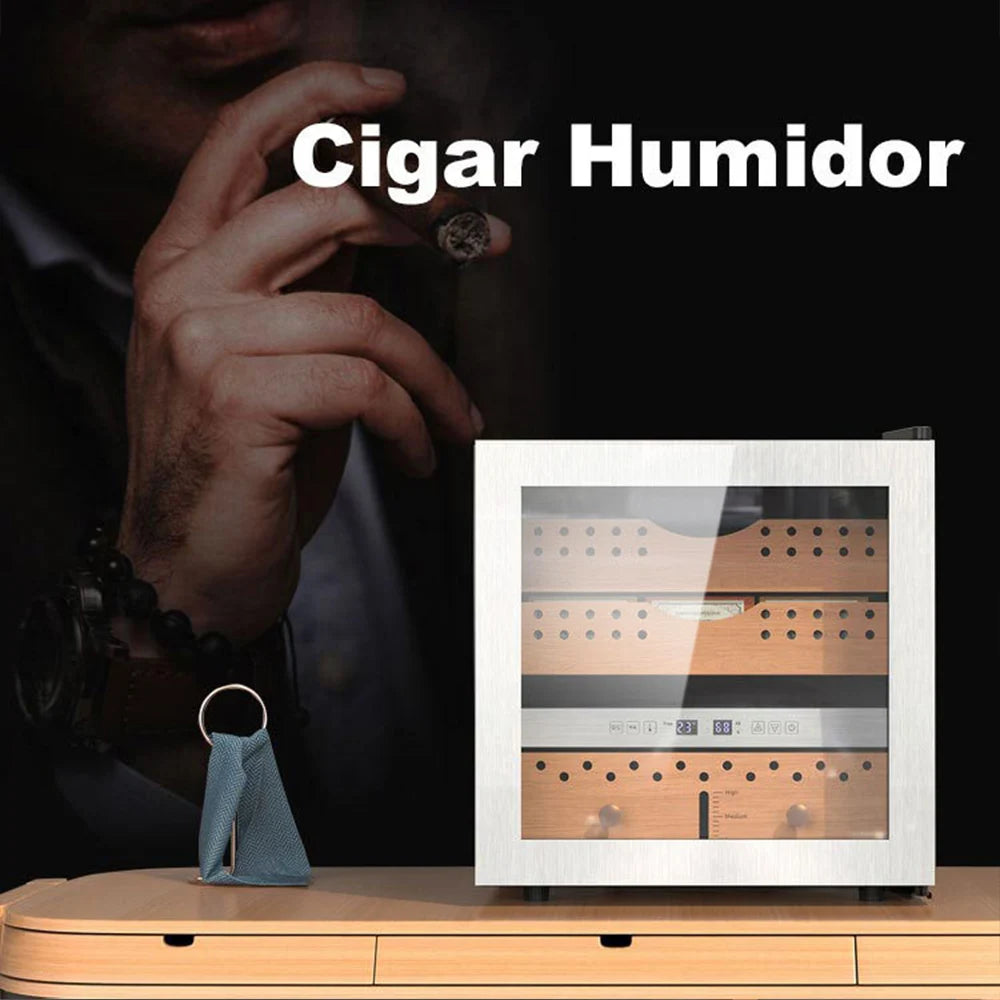 Intelligent Constant Temperature and Humidity Cigar Storage Cabinet Compressor Refrigeration Electric Cigar Humidor