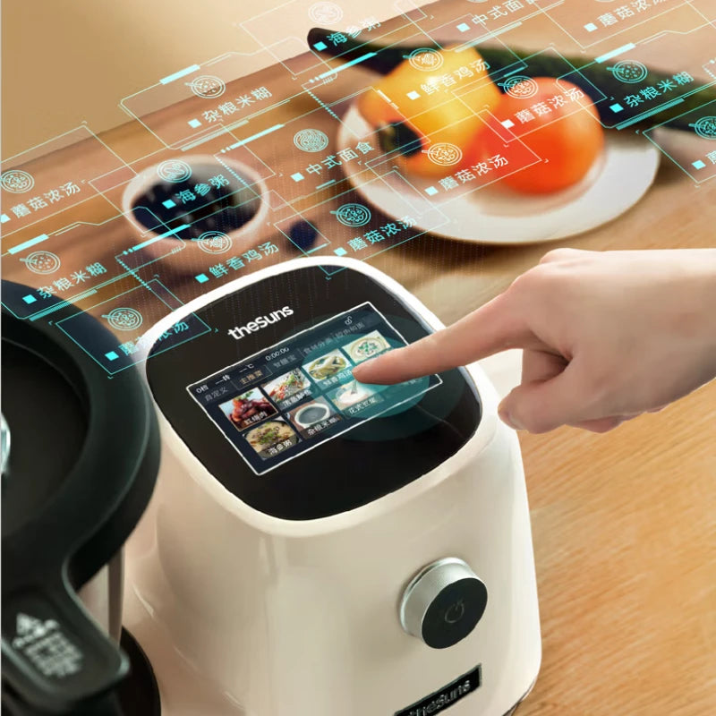 Intelligent Cooking Machine Home Multifunction Stand Mixer Automatic Frying Pan Robot Babycook Robot Cuisine Multifonction