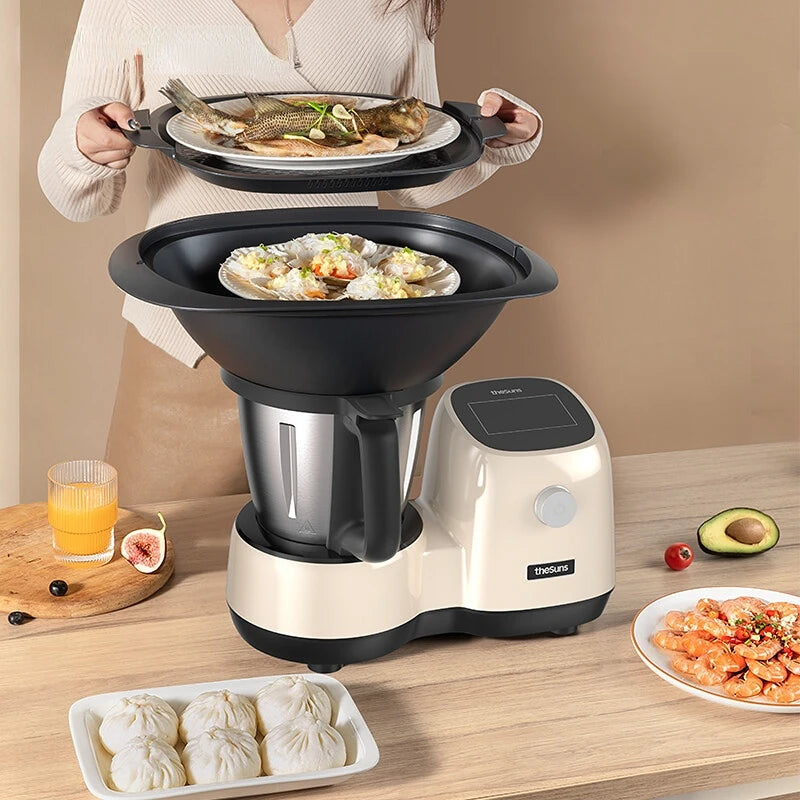 Intelligent Cooking Machine Home Multifunction Stand Mixer Automatic Frying Pan Robot Babycook Robot Cuisine Multifonction