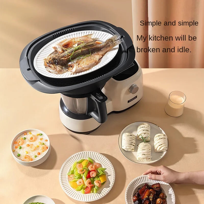 Intelligent Cooking Machine Home Multifunction Stand Mixer Automatic Frying Pan Robot Babycook Robot Cuisine Multifonction