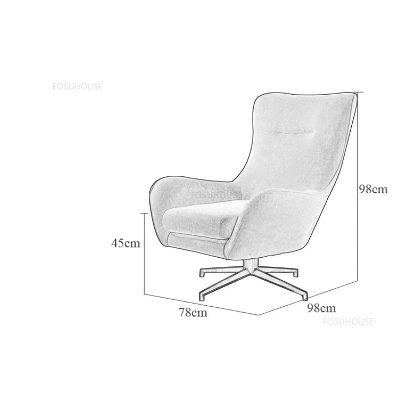 Italian Leisure Office Chairs Custom Computer Company Swivel Gaming Office Chair Nordic Backrest Stoelen Home Furniture WZ