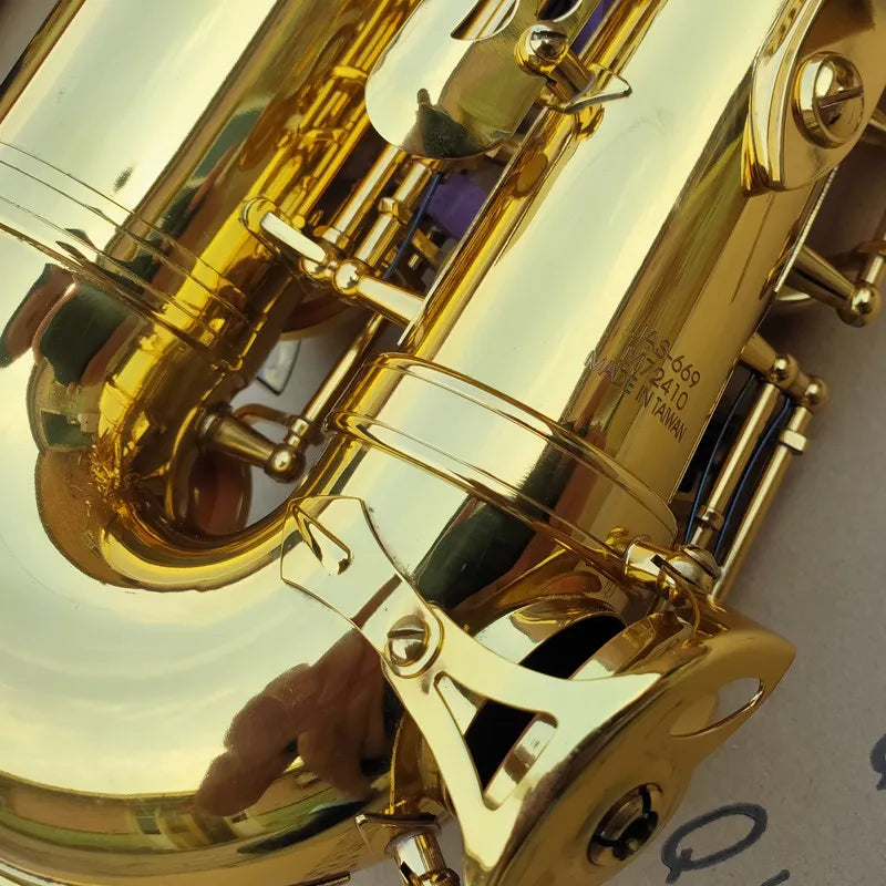 JUPITER JAS-669 New Arrival Alto Eb Tune Saxophone Brass Musical Instrument Gold Lacquer Sax With Case Mouthpiece Free Shipping