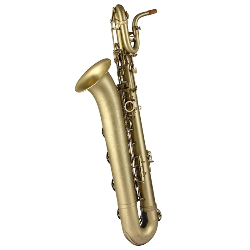 Japan New Craft Bass Saxophone Instrument Antique Craft Concert