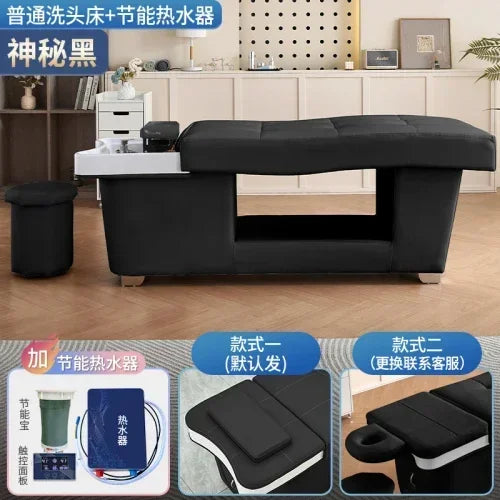 Japanese Shampoo Chair Head Spa Fumigation Water Circulation Hair Salon Equipments Chair Lettino Massaggio Furniture