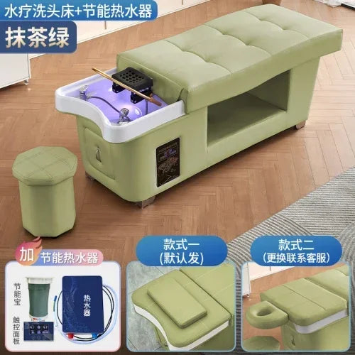 Japanese Shampoo Chair Head Spa Fumigation Water Circulation Hair Salon Equipments Chair Lettino Massaggio Furniture
