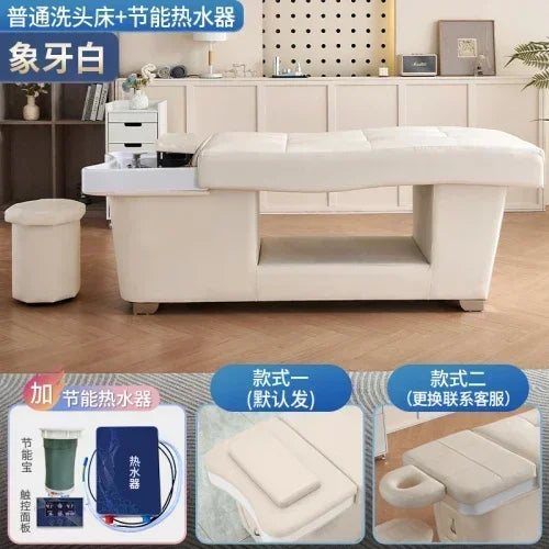 Japanese Shampoo Chair Head Spa Fumigation Water Circulation Hair Salon Equipments Chair Lettino Massaggio Furniture