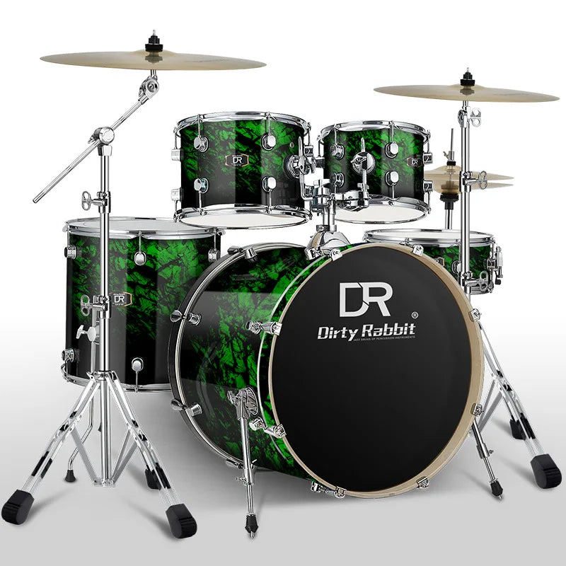 MMOOKA Jazz Drum Adult Beginner Drum Set Stage Performance Professional Western Percussion Musical Instrument Drum Set Jazz Drum