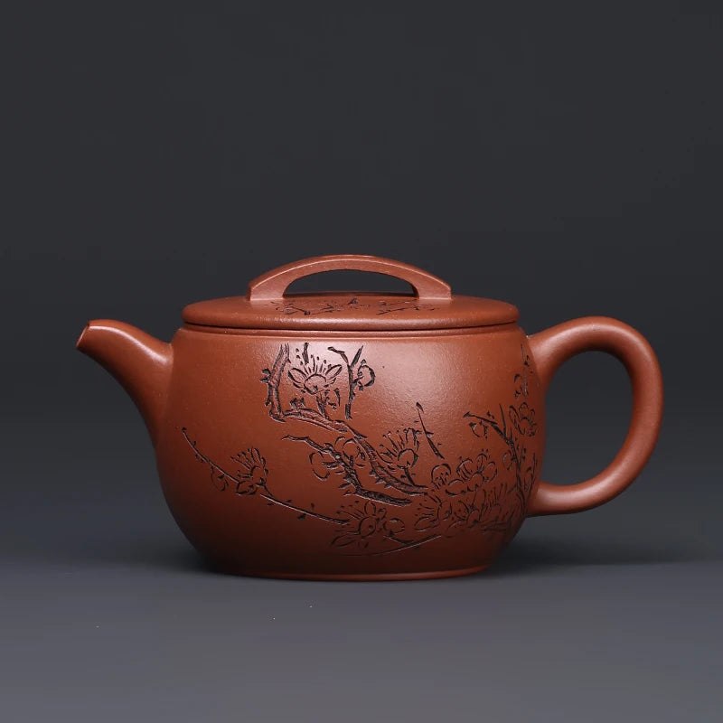 【 Jingzhou Kiln 】 Large Collection Yixing Purple Clay Pot 2022 Lot Red Skin Dragon Han Valu Pan Jun Fully Handmade