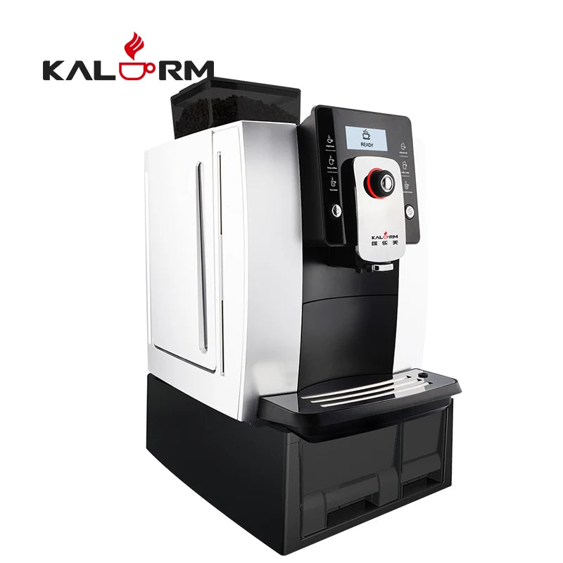 KALERM KLM 1601PRO automatic fancy smart coffee machine Italian can be external water, FULL AUTO coffee machine cafetera