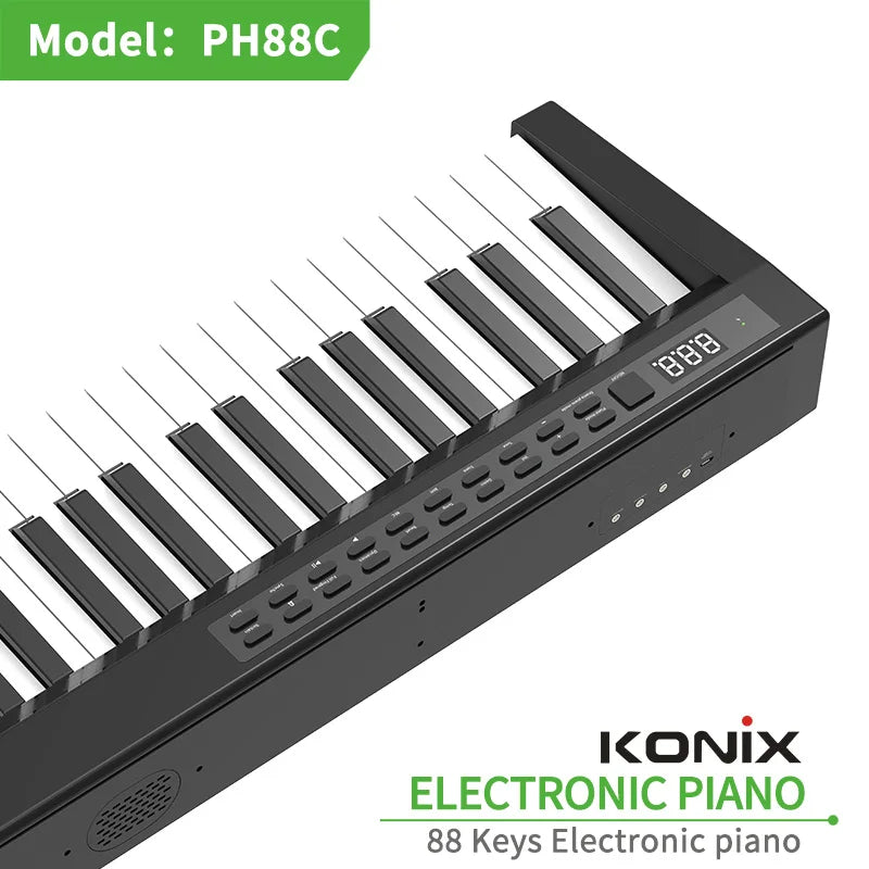 Konix 88 Keys Digital with Keyboard Wholesale PH88C Electric Piano