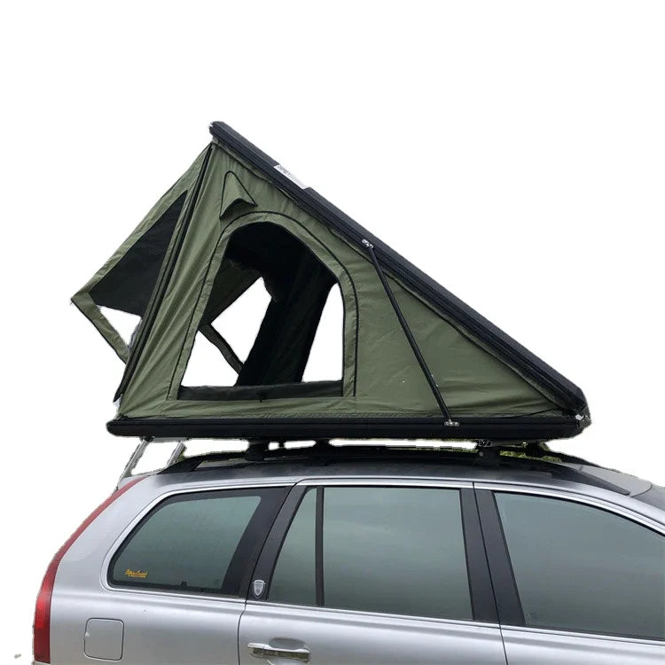 L Aluminum hardshell outdoor waterproof camping rooftop tent hard shell black suv aluminum roof top tent