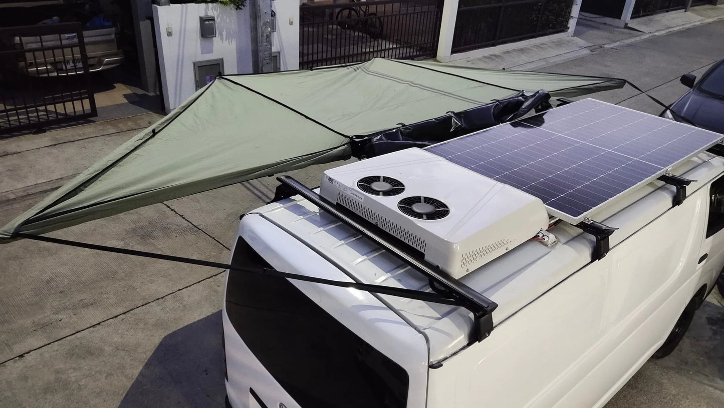 L Folding 180 degree awning Retractable 4WD Outdoor Shelter Tent Camping 180 car side Awning for Travel