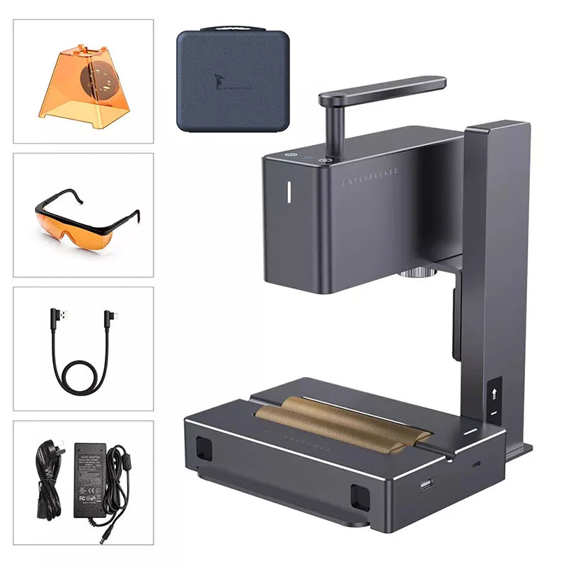 LASERPECKER Handheld Laser Engraver Portable Powerful Laser Engraving Cutting Machine With 5W Bluetooth CNC DIY SuperFast LP2