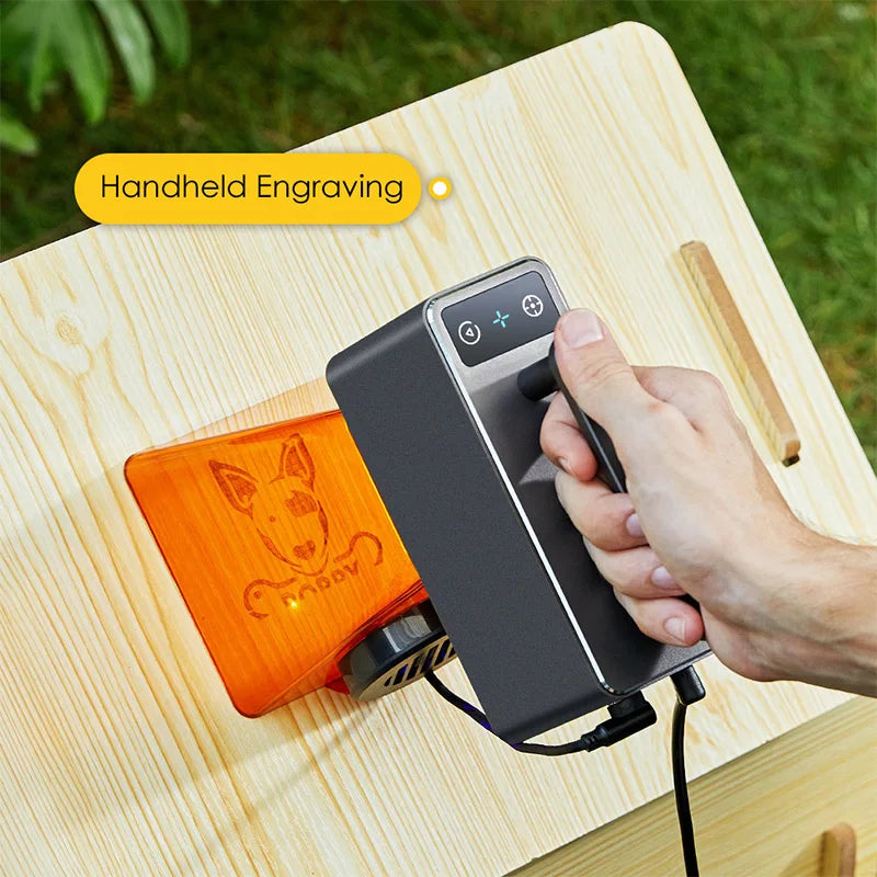 MMOOKA LASERPECKER Handheld Laser Engraver Portable Powerful Laser Engraving Cutting Machine With 5W Bluetooth CNC DIY SuperFast LP2