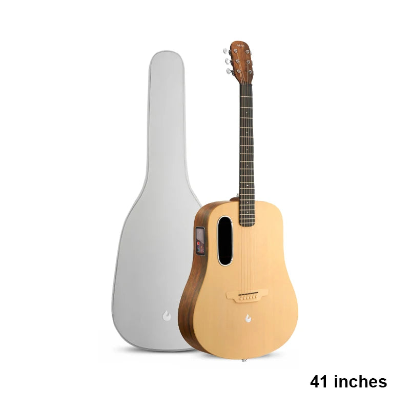 LAVA ME 4 Global version 36 / 41 inch Solid Spruce Top HILAVA 2.0 Smart Acoustics Electric Guitar with 3.5 inch TouchScreen