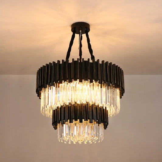 LED Ppendant Lamp simple creative Modern crystal living room Nordic bedroom fashion luxury hotel villa Home Decor Ceiling Lights