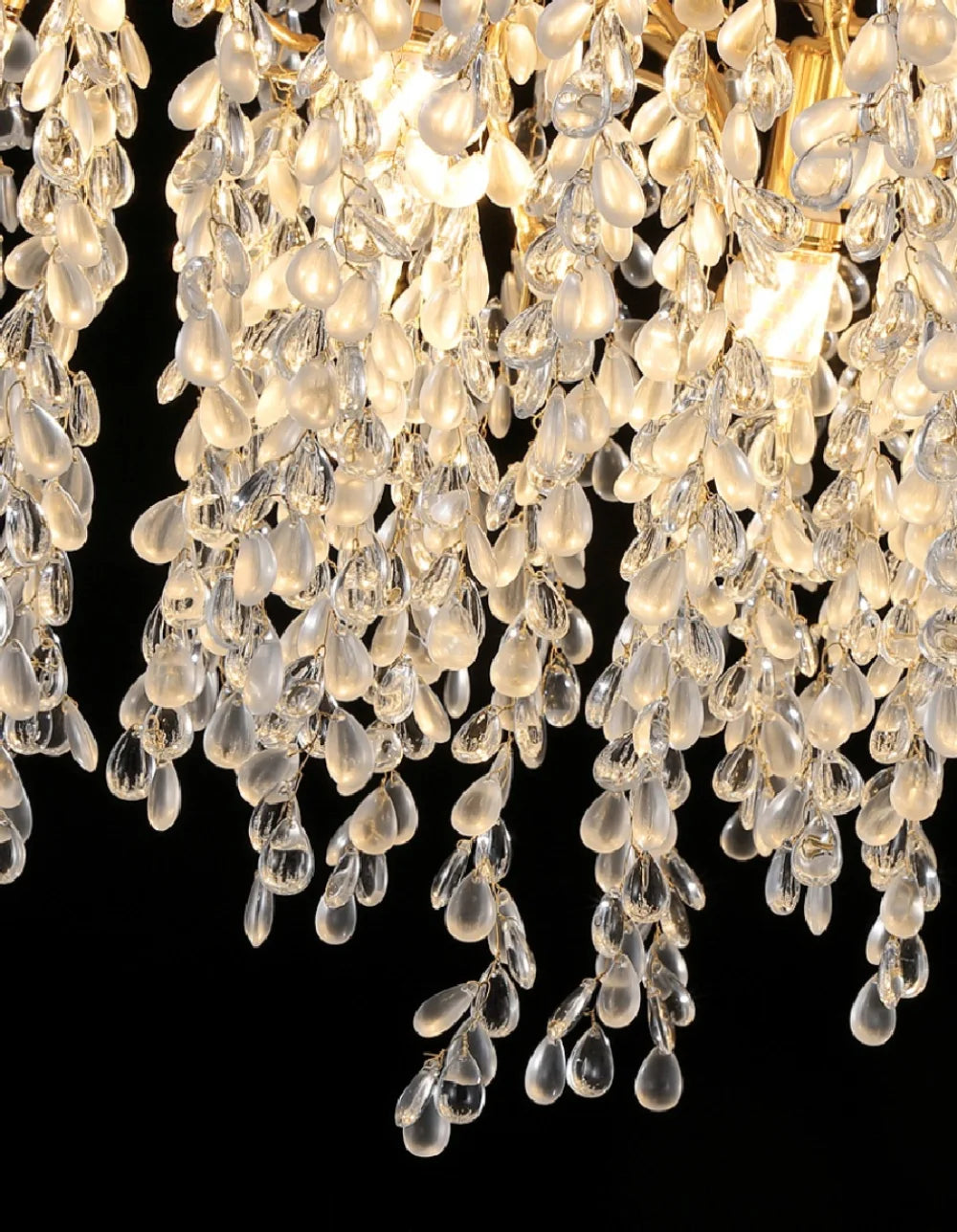 LED pendant lamps luxury Nordic modern crystal villa living room decoration creative branch Chandelier Art home Decoraton lights