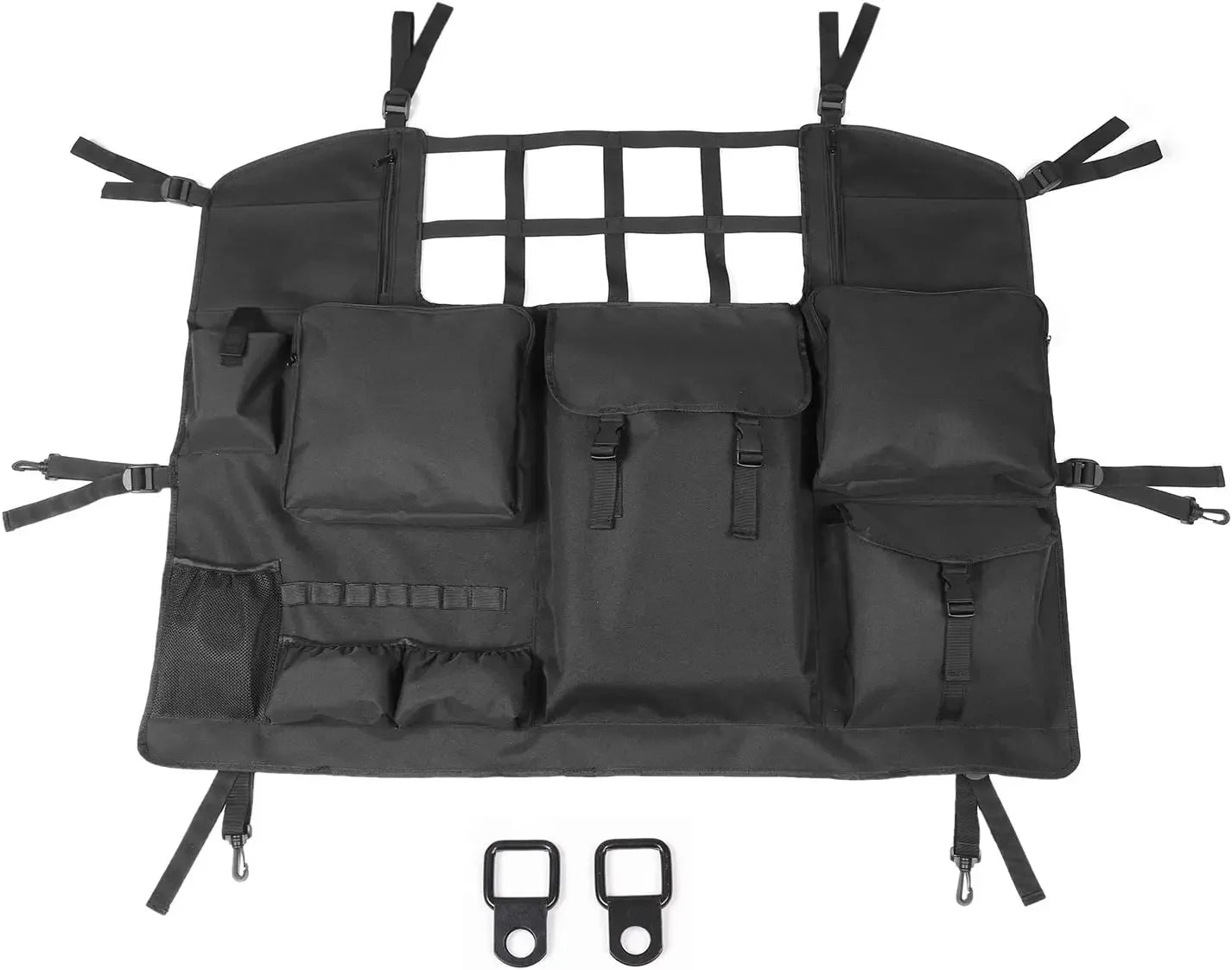 LLevo waterproof storage bag multi-pockets tool kits organizers cargo bag jk back seat bag for jeep