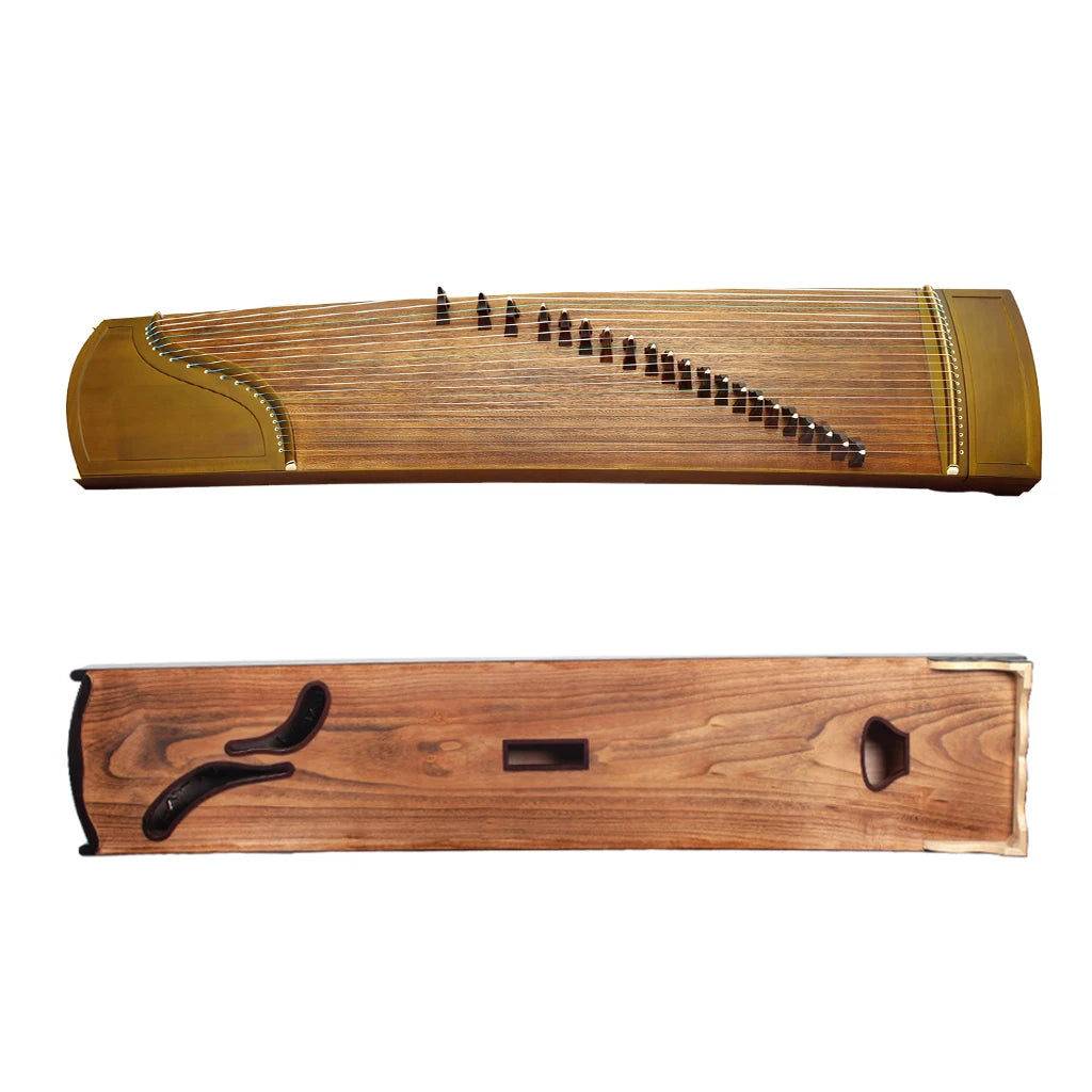 LOOK 21-String Chinese Guzheng Zither Select Nanmu 163cm Well Carved Smooth Surface Good Sound For Professional Collection