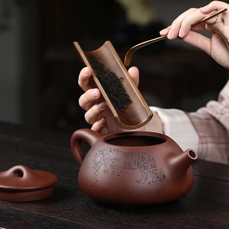 Large Capacity Yixing Purple Clay Pot, Handcrafted High Grade Tea Set, Original Mine, Soaking Big Han Tang,