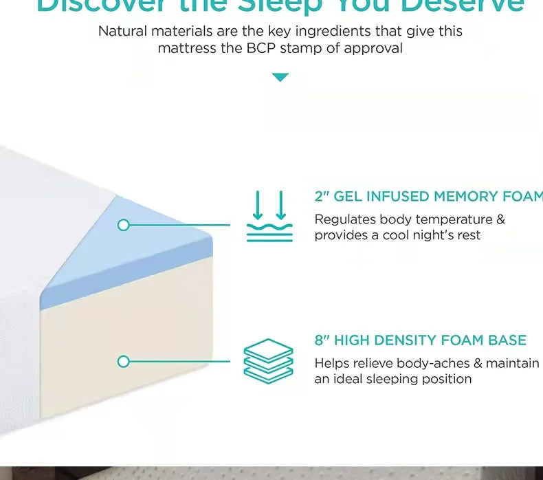 Latex Gel Roll Fold Memory Foam Latex Mattress Twin Double Bed Mattress With Natural Latex Vacuum Pack In A Box