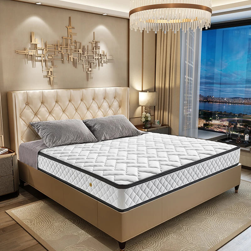 Latex Mattress 1.8m 1.5m Household Spring Mattress Ridge Protection Soft and Hard Dual Use Moderate Mattress