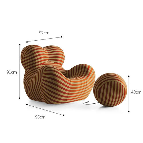 Leisure Chair Creative Extremely Simple Chair Home Living Room Lazy Sofa Chair