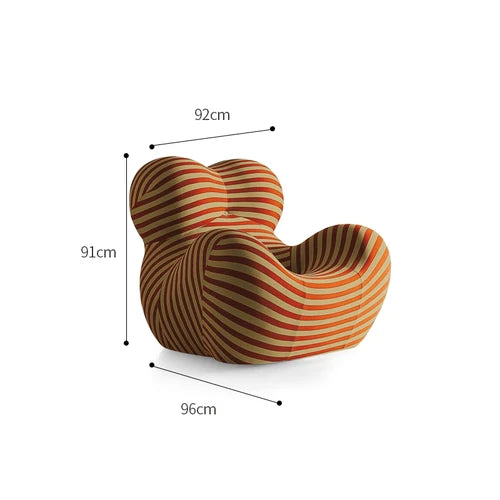 Leisure Chair Creative Extremely Simple Chair Home Living Room Lazy Sofa Chair