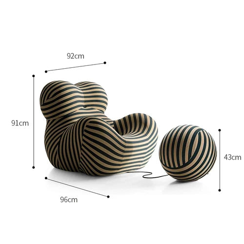 Leisure Chair Creative Extremely Simple Chair Home Living Room Lazy Sofa Chair