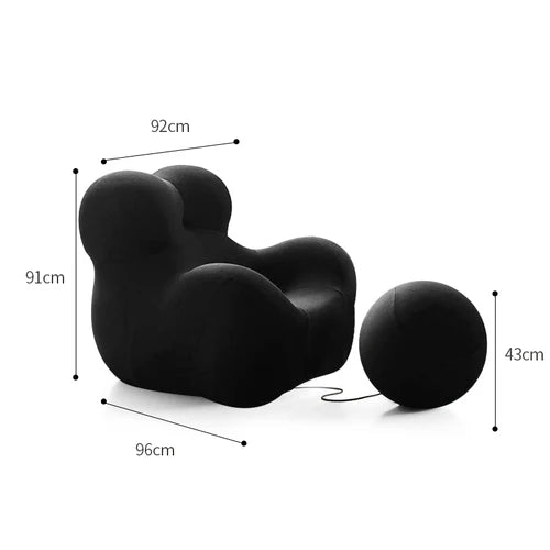 Leisure Chair Creative Extremely Simple Chair Home Living Room Lazy Sofa Chair