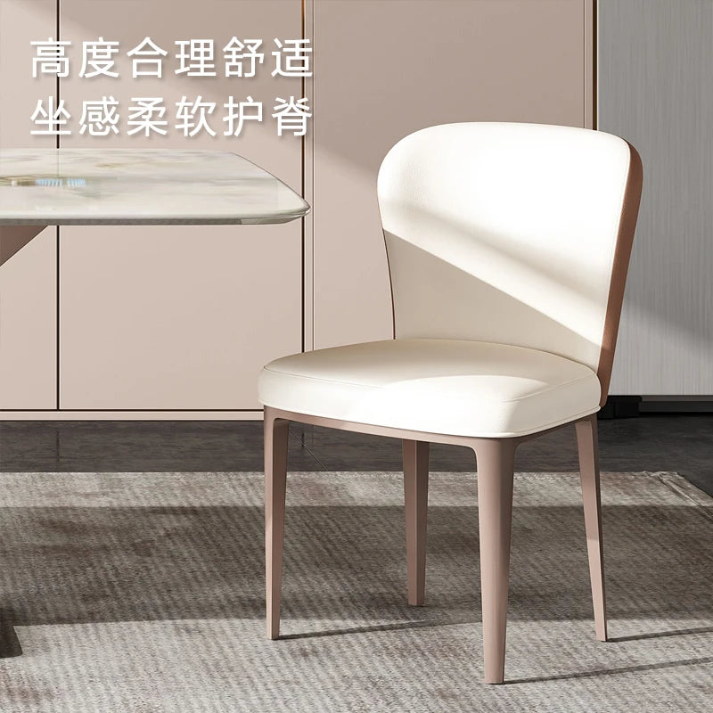 Light luxury color crystal jade crystal rectangular luxury stone dining table and chairs for home