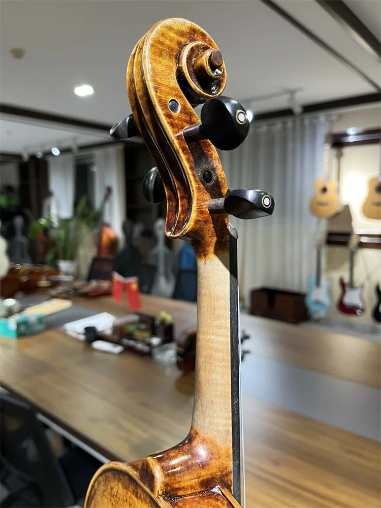 MMOOKA Limited Vintage Violin Professional Level Hand Made 4/4 Violin Cкрипка 4/4 كمان 바이올린 Musical Instrument Free violin case 4/4