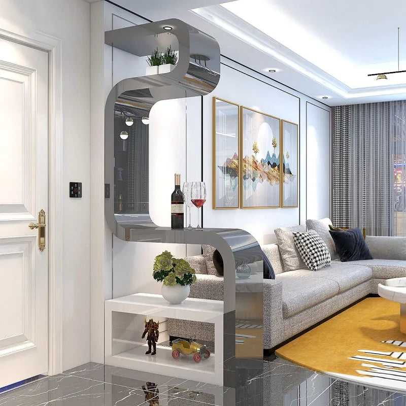 Living room porch cabinet, living room entrance partition cabinet, American style decorative cabinet, light and luxurious small