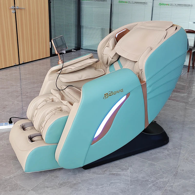 Luxury Full Body Electric Home AI Smart Heat Recliner Thai Stretch 3D Robot Hand SL Track Zero Gravity Shiatsu 4D Massage Chair