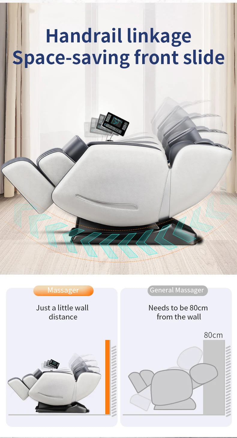 Luxury Full Body Robot AI Smart 4D Zero Gravity Shiatsu Massage Chair electric recliner Massage Chair