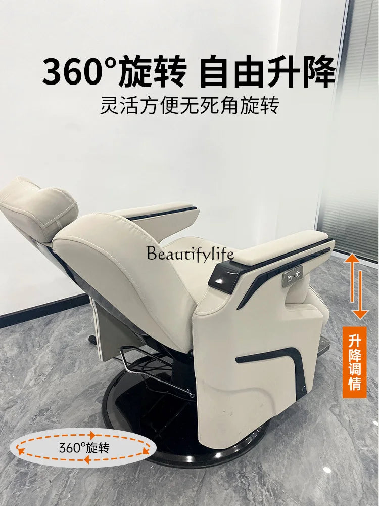 Luxury Massage Armchair Electric Smart USB Charging Barber Chair