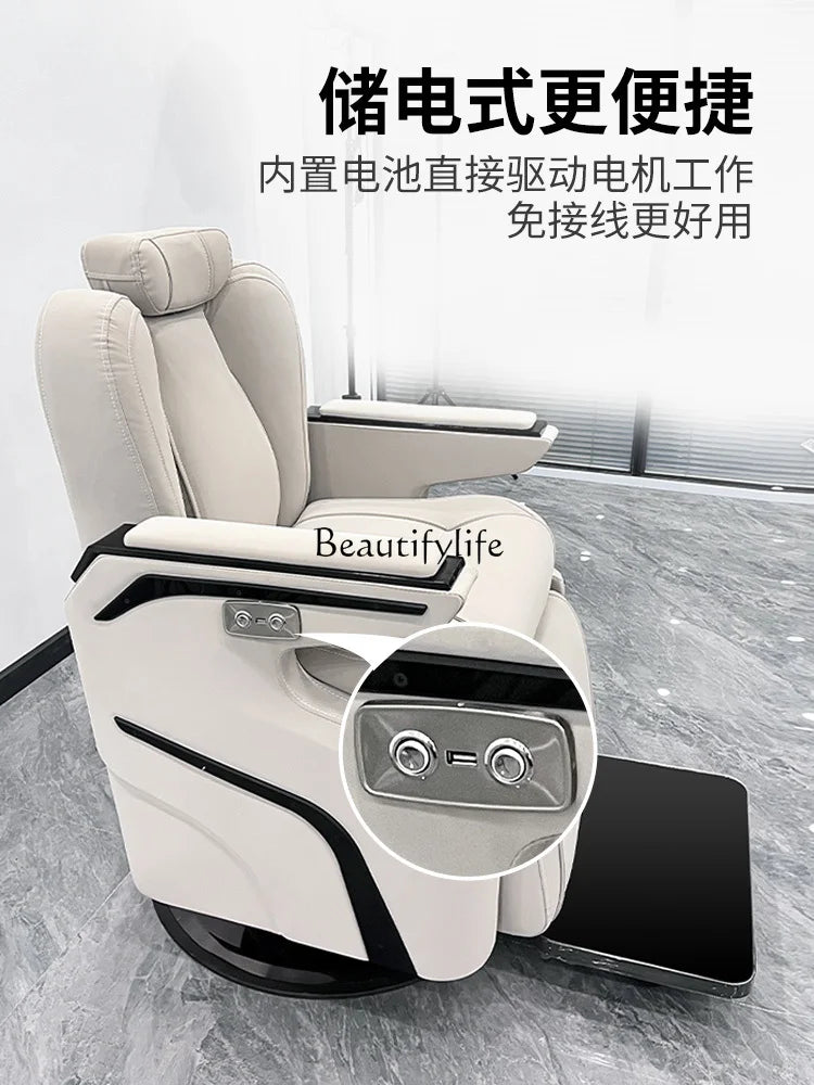 Luxury Massage Armchair Electric Smart USB Charging Barber Chair