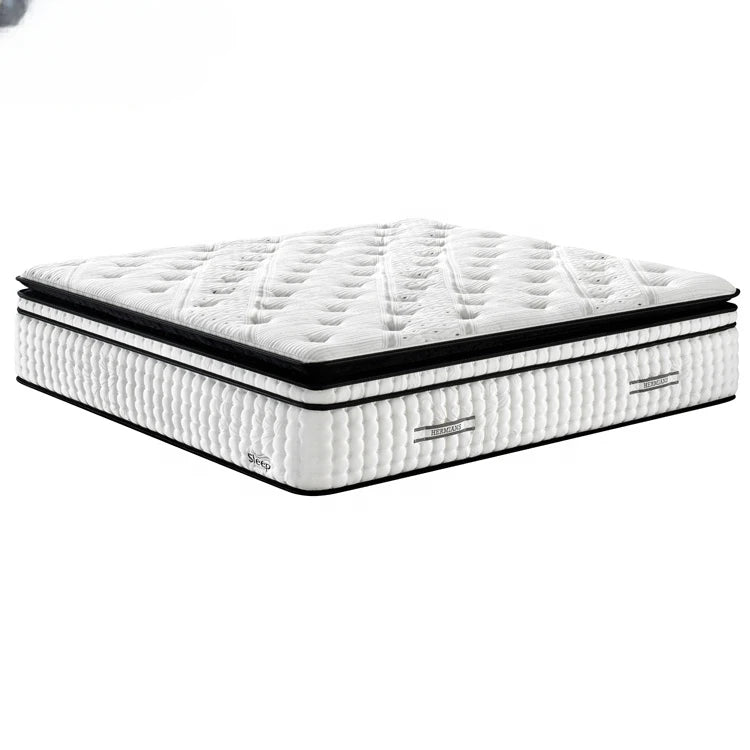 Luxury Natural Latex Gel Memory Foam Pocket Spring King Size Hotel Bed Mattresses