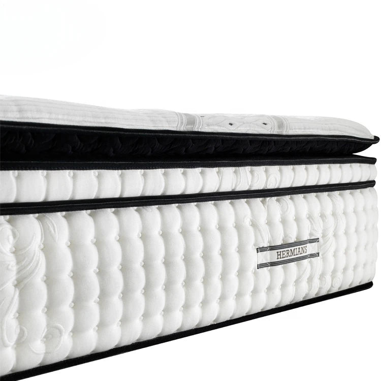 Luxury Natural Latex Gel Memory Foam Pocket Spring King Size Hotel Bed Mattresses