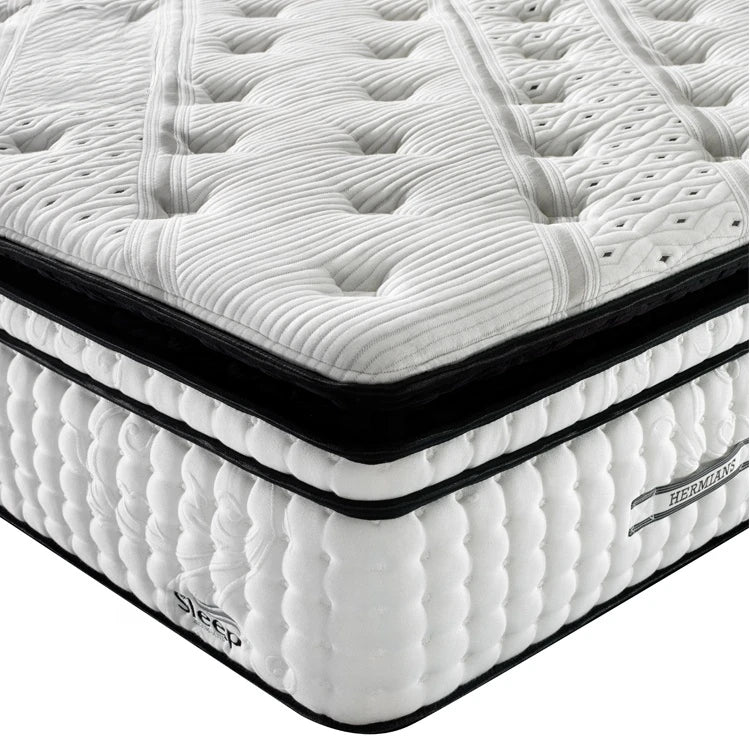Luxury Natural Latex Gel Memory Foam Pocket Spring King Size Hotel Bed Mattresses