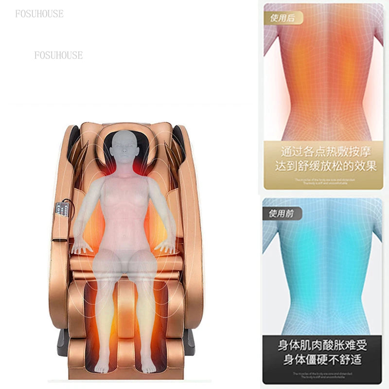 Luxury Reclining Sofas Modern Massage Chair Home Full Body Capsule Massager Smart Multifunctional Sofa Relax Retractable Sofas