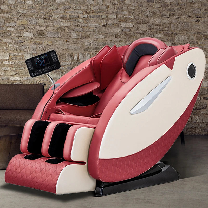 Luxury Smart massage chair U-shaped headrest chair Large LCD screen herbal compress Airbag Massage electric recliner Sofa