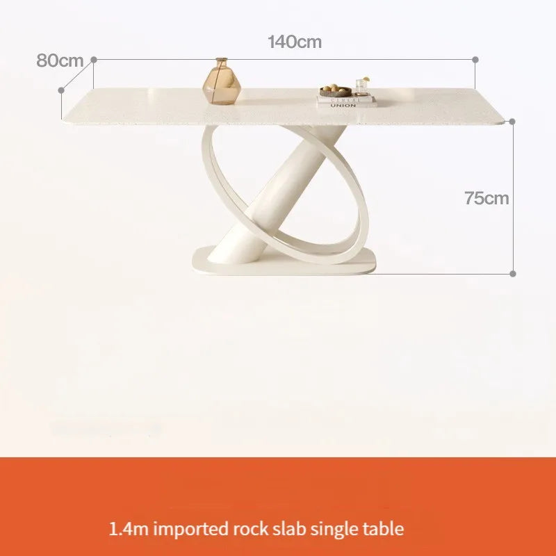 Luxury Table And Chairs In Ivory For Living Room Kitchen Apartment Minimalist Tables Coffee Mesa Auxiliar Salon Hotel Furniture