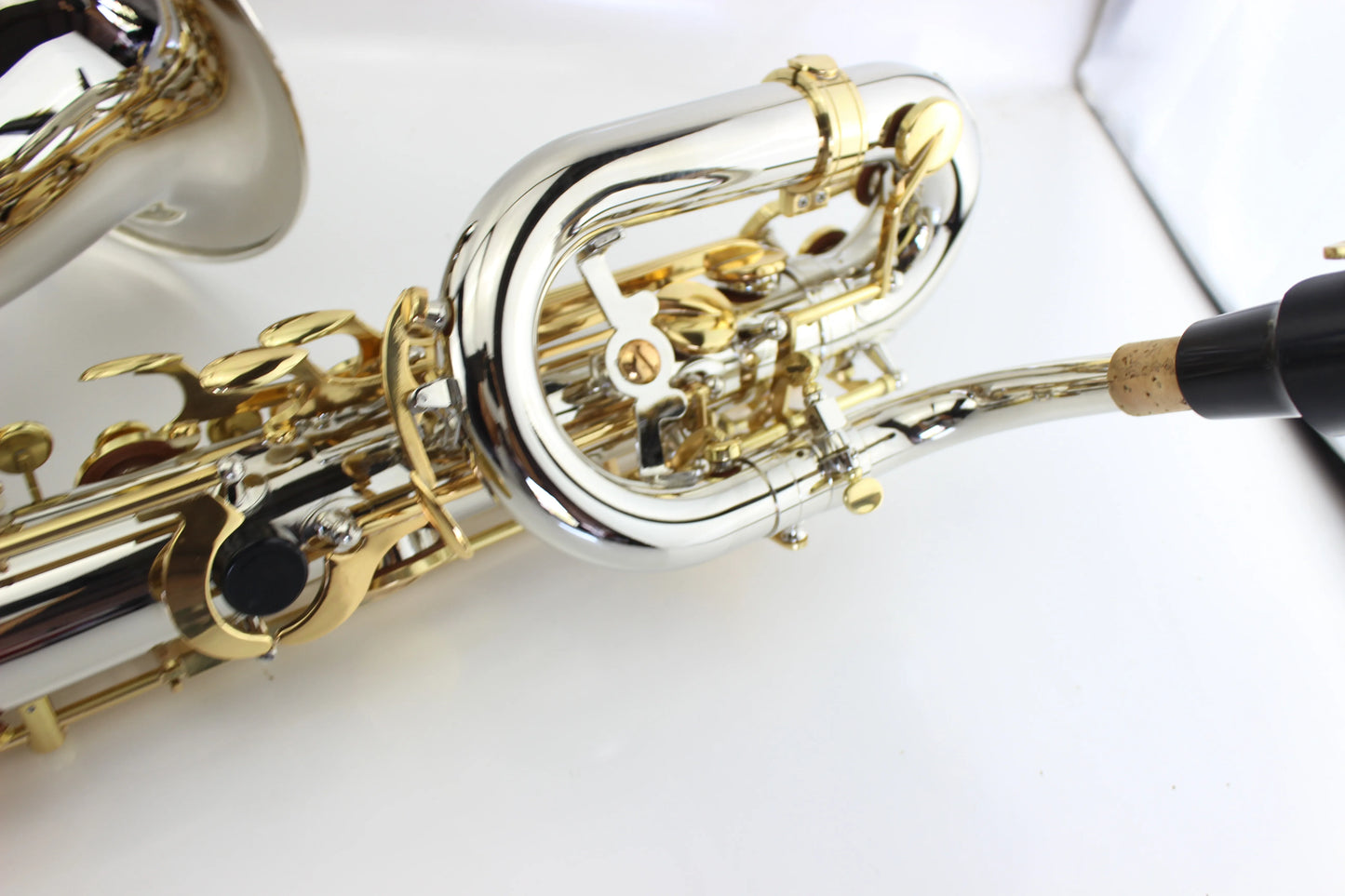 MARGEWATE Eb Baritone Saxophone Brass Nicke Silver Gold Key Bari Sax New Arrival Musical Instrument with Mouthpiece Case