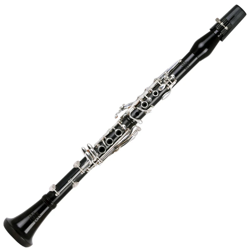 MORESKY Professional Ebony Clarinet bB tune 18 Key Silver plated copper Solid wood clarinet SR-136