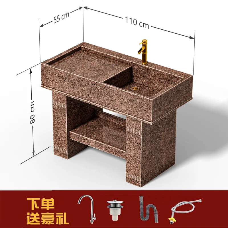 Marble laundry pool with washboard and basin integrated outdoor courtyard indoor laundry pool stone wash basin sink